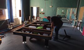 Travaux et changement des billards 3m10