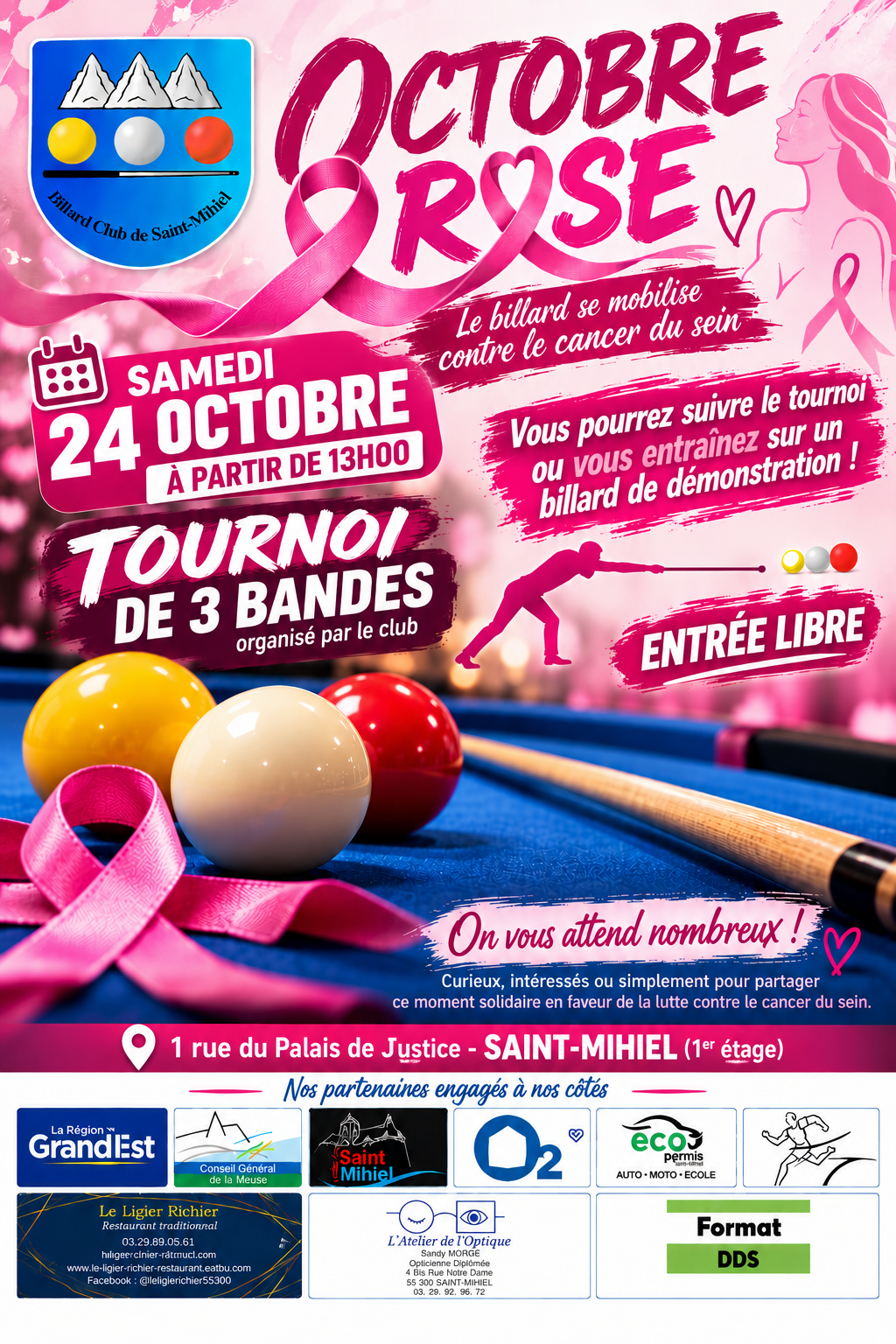 Lire la suite à propos de l’article Mobilisation pour Octobre Rose – 24 octobre 2026 –